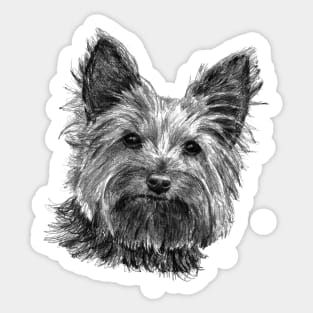 Yorkshire Terrier dog Sticker